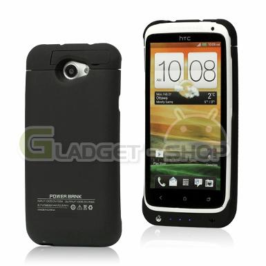 เคสชาจร์แบต HTC One X (ความจุแบต 3200mAh) สีดำด้านกระชับมือ